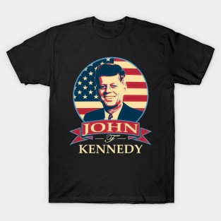 John Of Kennedy Retro T-Shirt